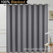 Grey Full Shading Curtain for Patio Door